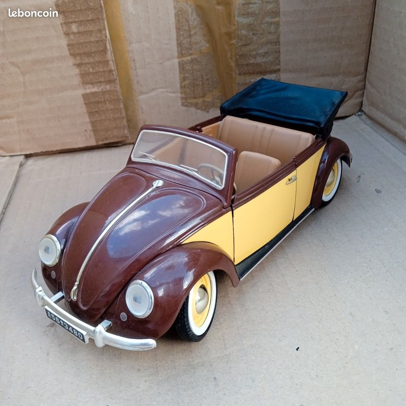 VOLKSWAGEN COCCINELLE NIVEA Crème ZUR HAUTPFLEGE o 1/18 SOLIDO voiture