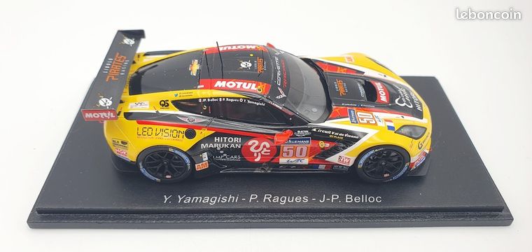 NR Pièces pare choc Avant arrière Chevrolet Corvette Mans 60 1/43 heco