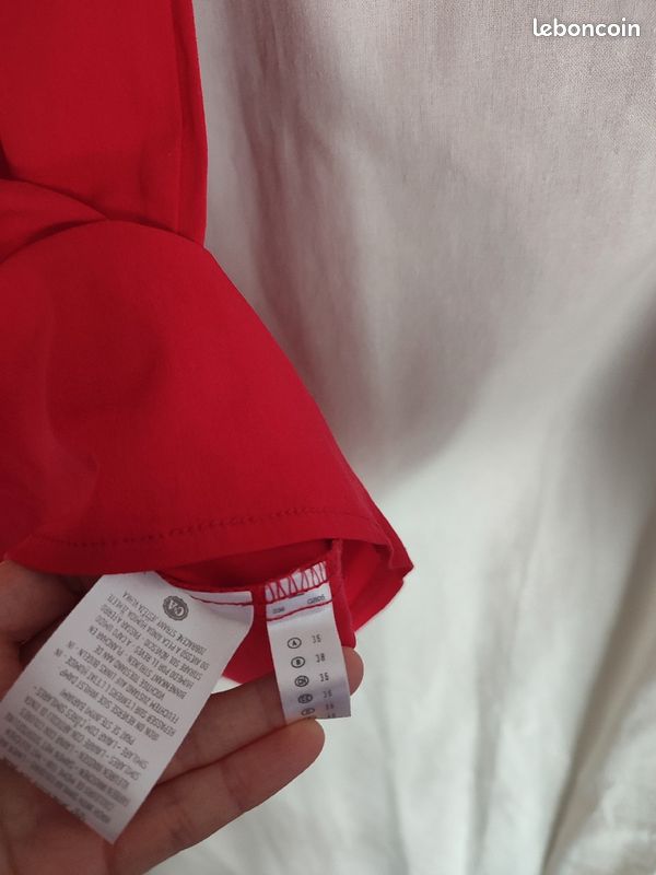 Robe courte rouge (image 5)