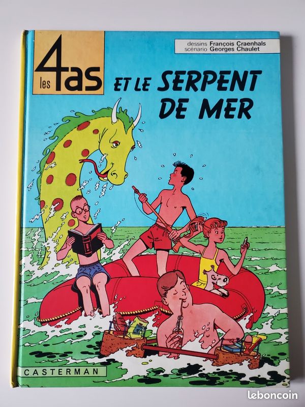 BD les 4 as et le serpent de mer (image 1)