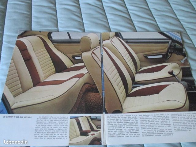 Rare depliant publicitaire de 1978 sur alfa romeo giulietta (image 3)
