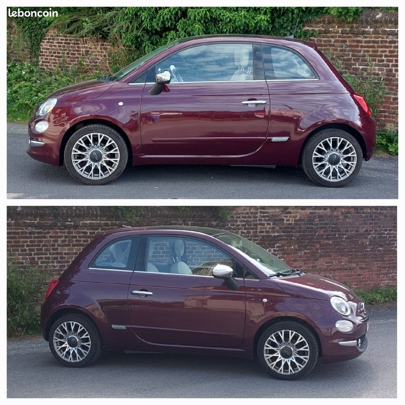FIAT 500 1.2 i 69 Cv SERIE LOUNGE CLIM-JA-CITY-S&S-TOIT PANO-RAD-BLU-GPS-CARPLAY-LIM-SEMI CUIR (image 4)