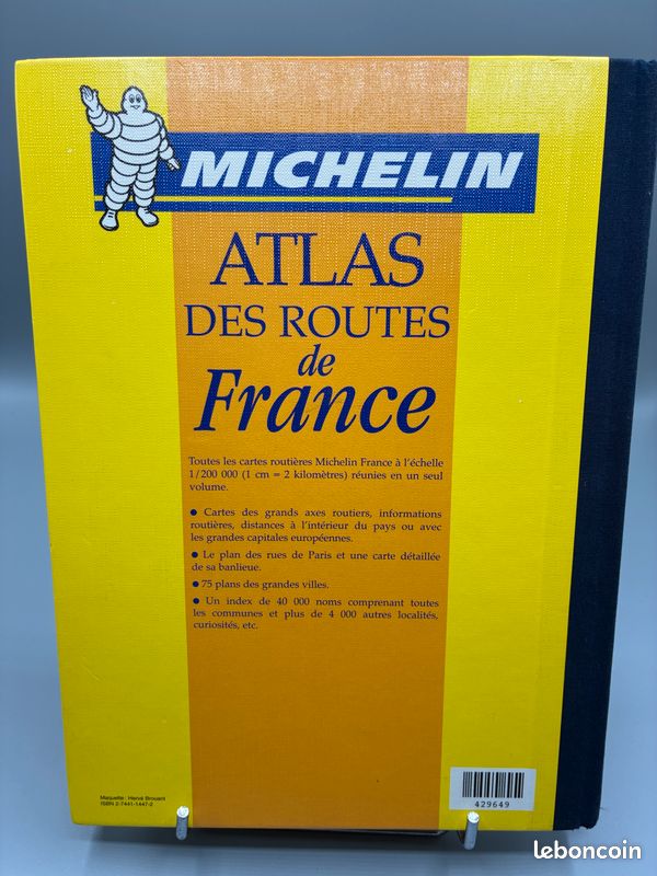 Atlas des Routes de France Michelin – Grand atlas relié – France Loisirs (image 2)