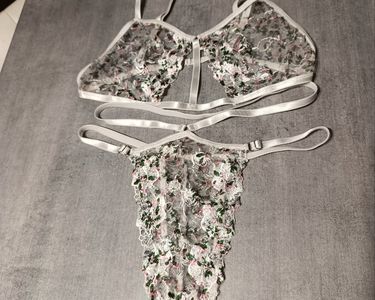 Nuisette avec dentelle noir femme | La Halle