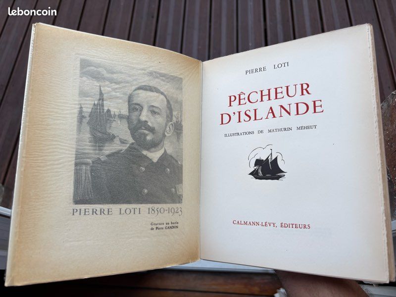 Pêcheurs d’Islande Pierre Loti 1936 illustrations de Mathurin Méheut - exemplaire numéroté pur fil Lafuma (image 5)