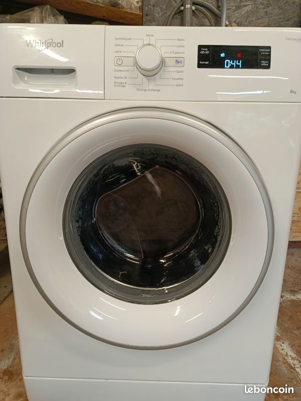 Lave linge Whirlpool 8 kg 1400 trs min A+++ (image 1)