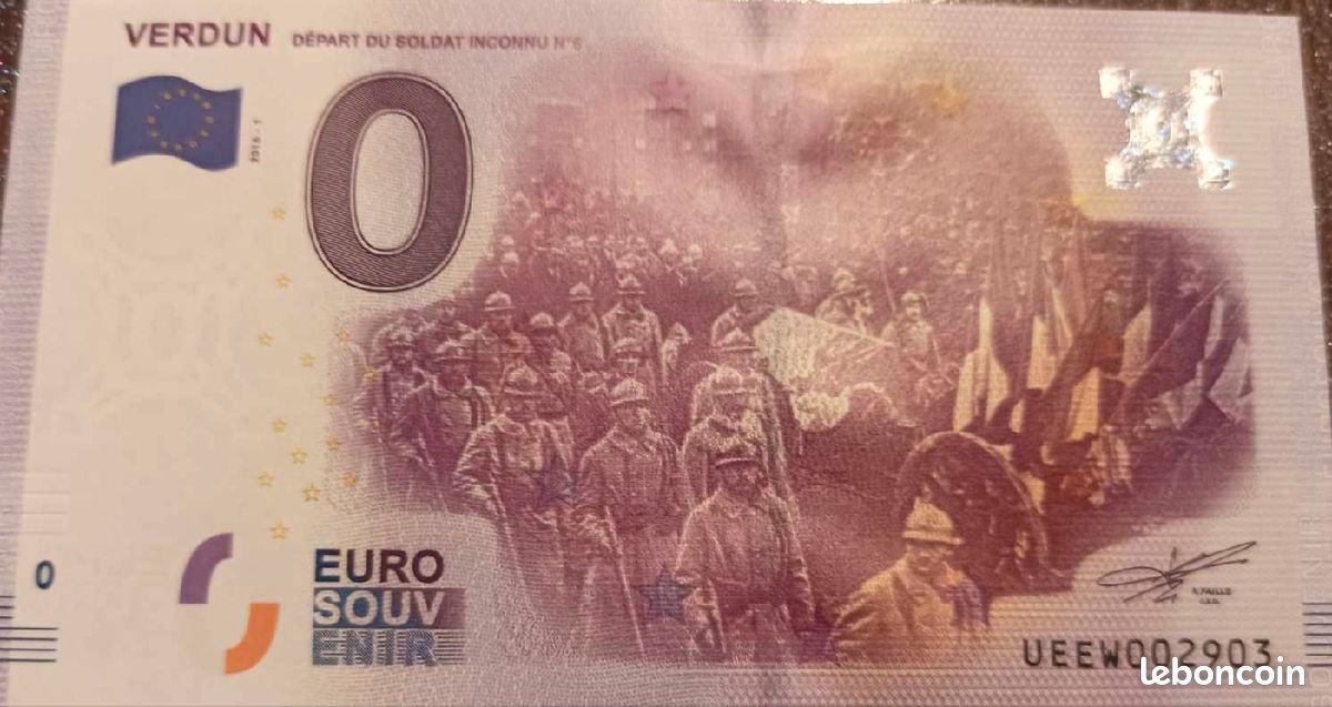Lot 10 Billets zero euro 1ere guerre (image 2)