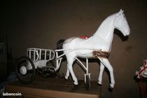 ARABIAN SULKY Germany Circa 1950 jouet ancien Old Toy Horse EUR 66,00 - FR