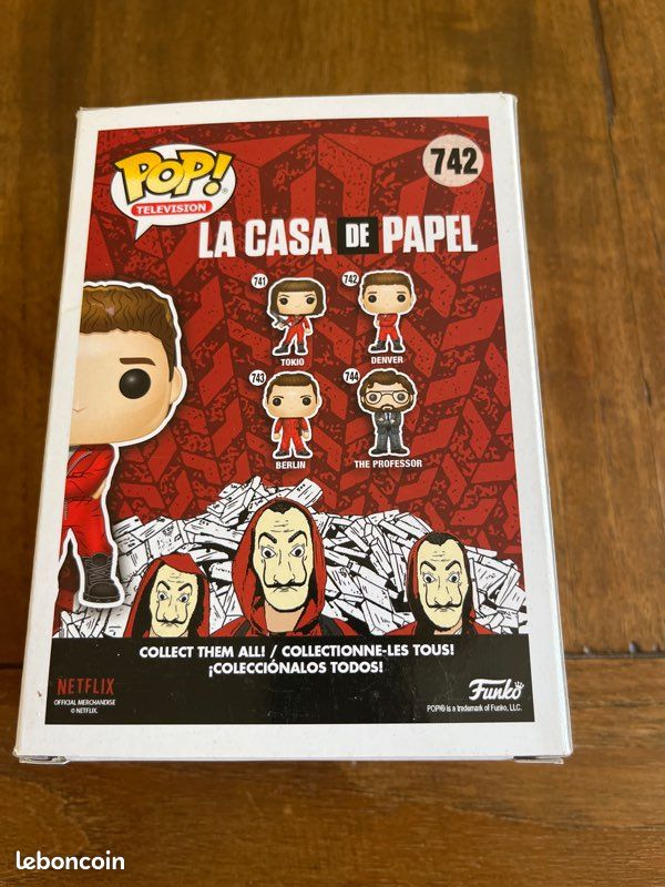 Funko Pop Télévision – La Casa de Papel – Denver #742 (image 3)