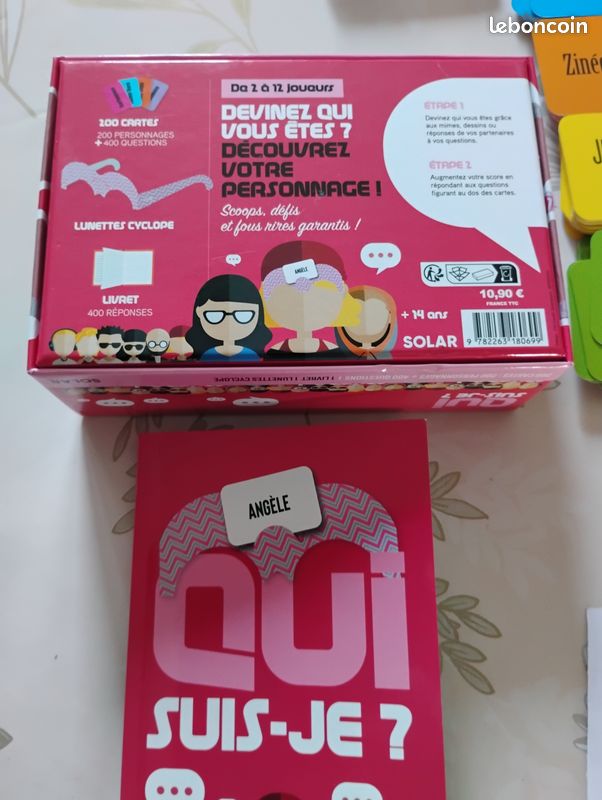 Jeu ados et adultes QUI SUIS-JE de SOLAR, jeu neuf (image 3)