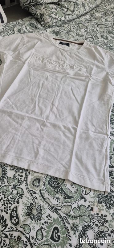 Tshirt hackett blanc taille M (image 4)