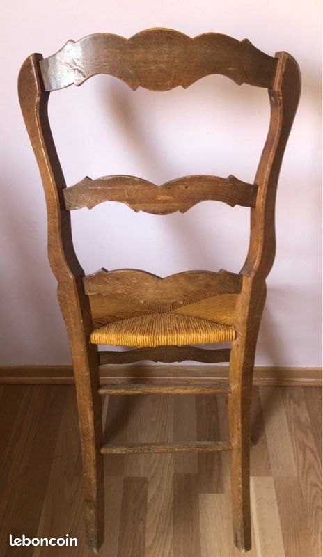Lots de 4 chaises anciennes (image 5)