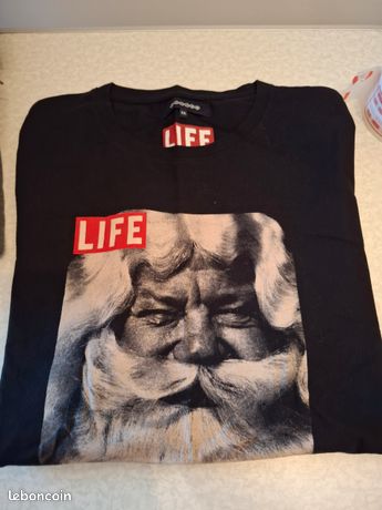 T-shirt Bonobo Pour Homme Gris - Taille XL, Comme Neuf, Sans étiquettes, Coupe Régulière