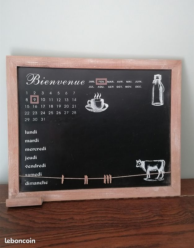 Tableau ardoise mémo calendrier (image 5)
