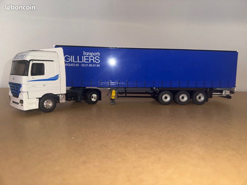 Camion Eligor Surber – Mercedes Actros MP2 Semi-remorque Frappa TPS Plein Sud 1/43