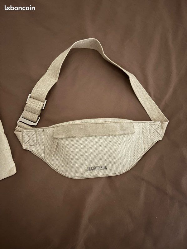 Sacoche banane Jacquemus beige (image 1)