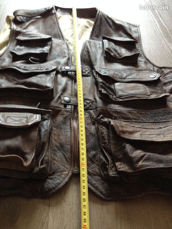 Gilet Cuir Homme style Western (image 15)