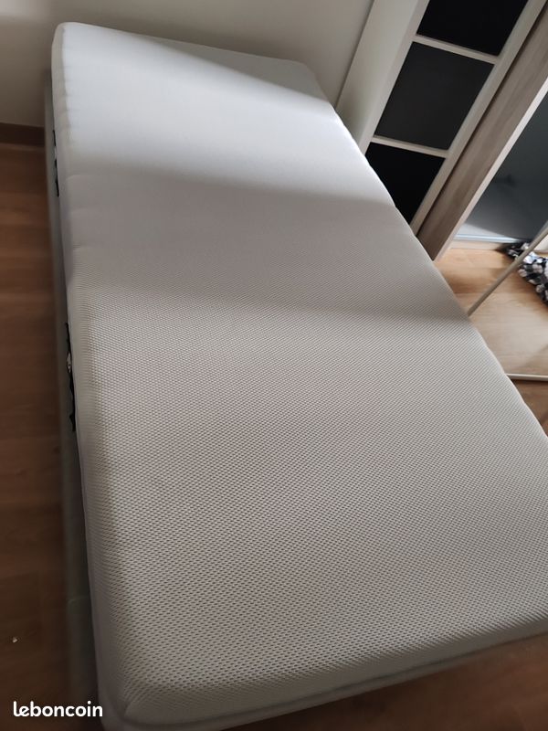 Lit 90x200 sous garantie (image 4)