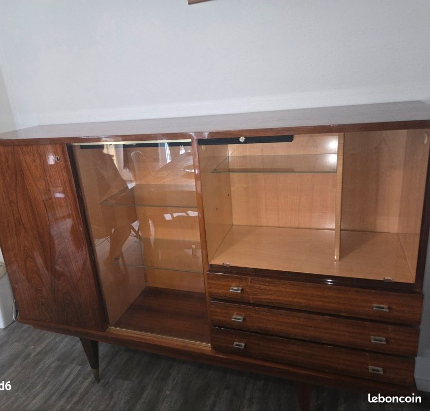Meuble vintage en palissandre (image 1)
