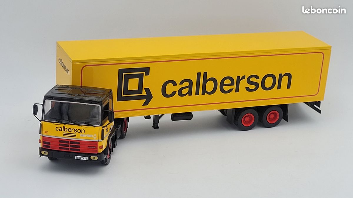 CAMION BERLIET TBH 280 Semi Remorque Fardier 1/43 Sans Boite EUR 45,00