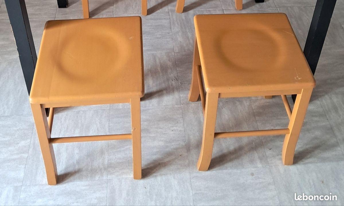 Tabourets en pin véritable (image 2)