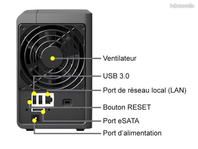 NAS Synology DiskStation DS212+ (image 2)