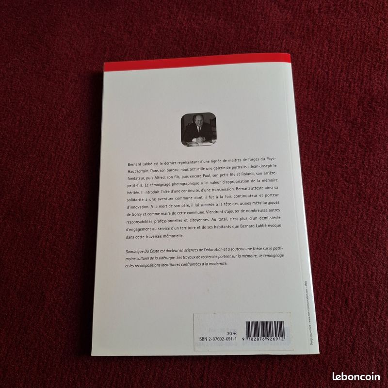 Livre "Au nom du fer" – Dominique Da Costa / Bernard Labbé – avec dédicace (image 6)