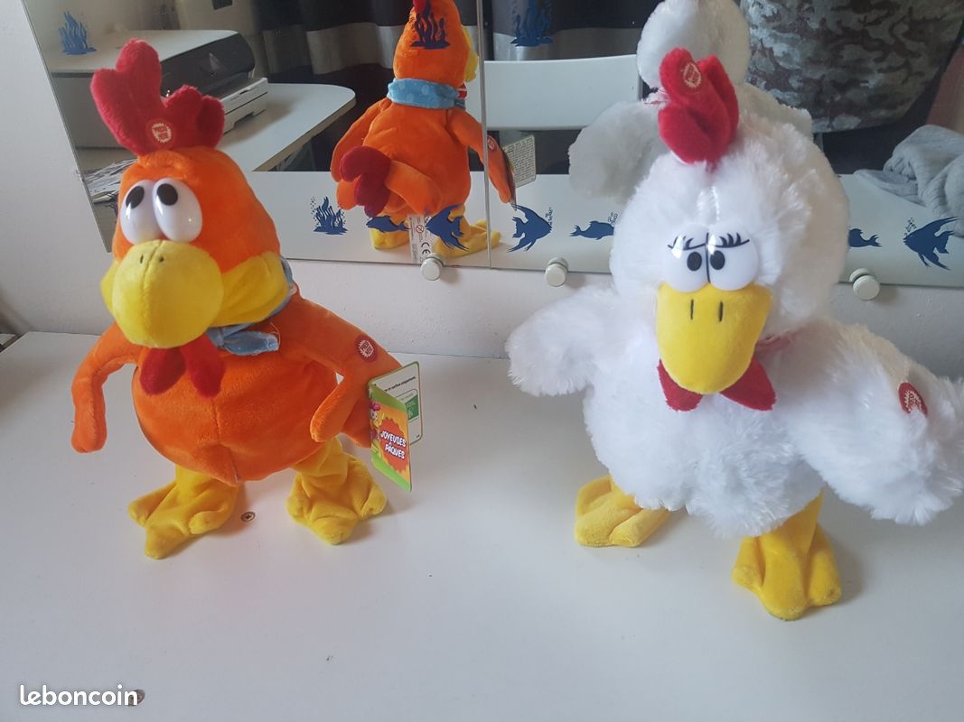 Poule et coq de Pâques Décoration