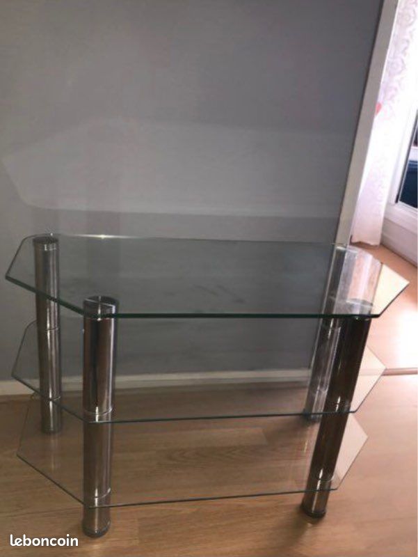 Meuble de télé en verre (image 1)