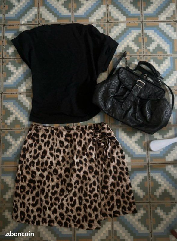 Jupe tendance léopard (image 1)