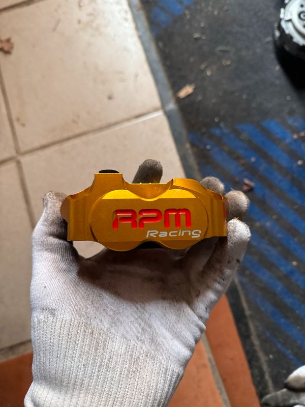 Étrier rpm jaune - Équipement moto