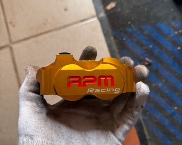 Étrier rpm jaune - Équipement moto