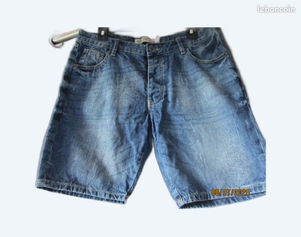 Bermuda homme en jean (image 1)