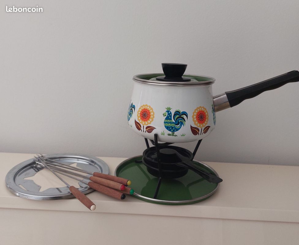 Service à fondue vintage 70/80 - Arts de la table