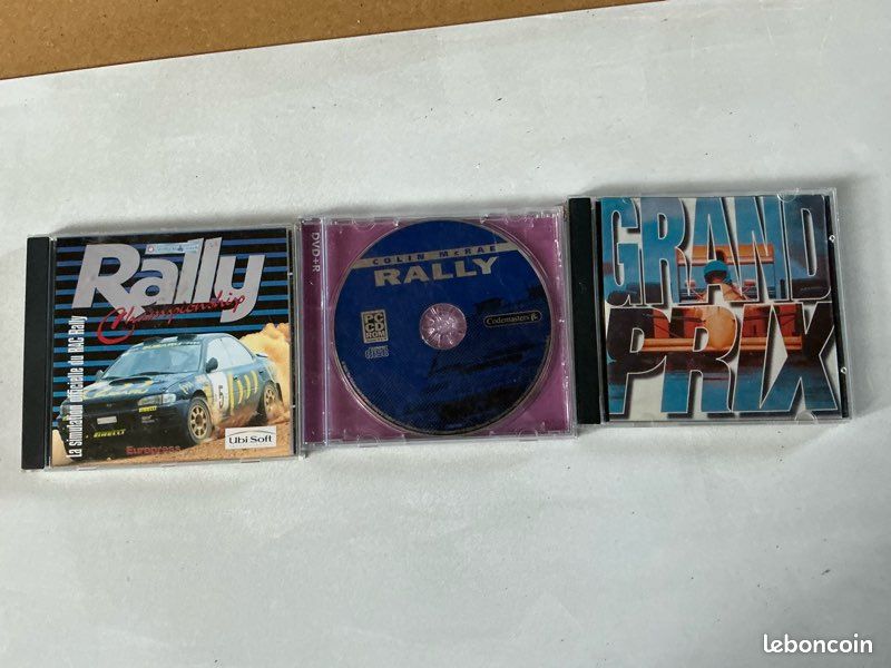 Lot jeux PC vintage Rally (image 1)