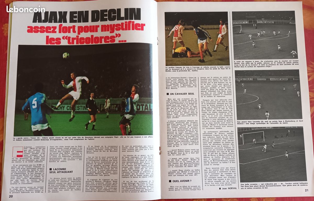 Lot 6 Miroir Du Football 1973/1978 – ASSE Coupe D'Europe