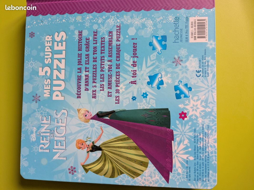 Livre puzzle Reine des Neiges (image 3)