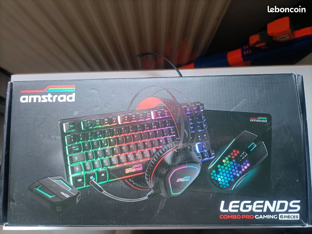 Lot d'équipements gaming 6 pièces plus un convertisseur offert (image 1)