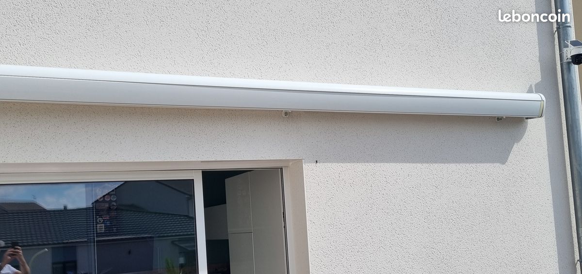 Store banne électrique blanc (image 3)