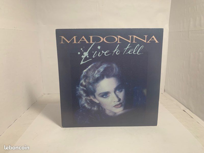 Vinyle Madonna Live to tell 45T (image 1)
