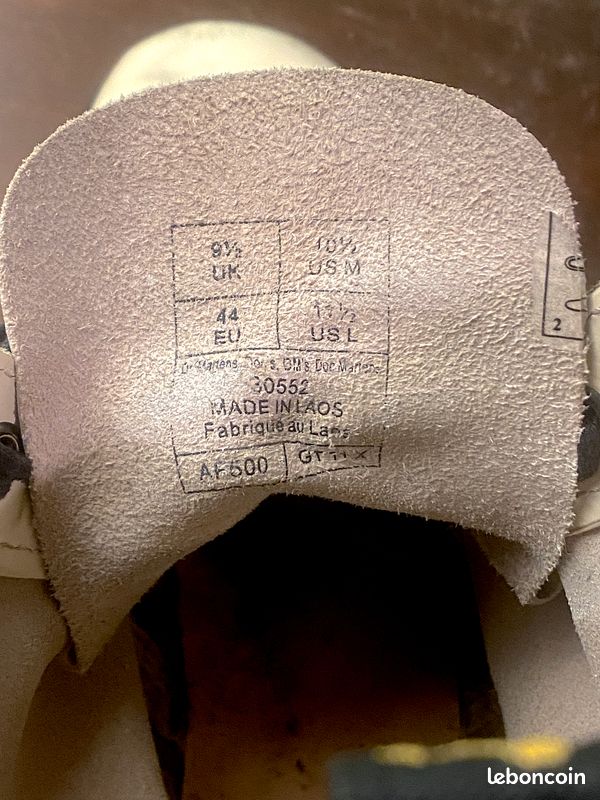 Dr. Martens 1460 crème – Pointure 44 – 8 trous (image 12)