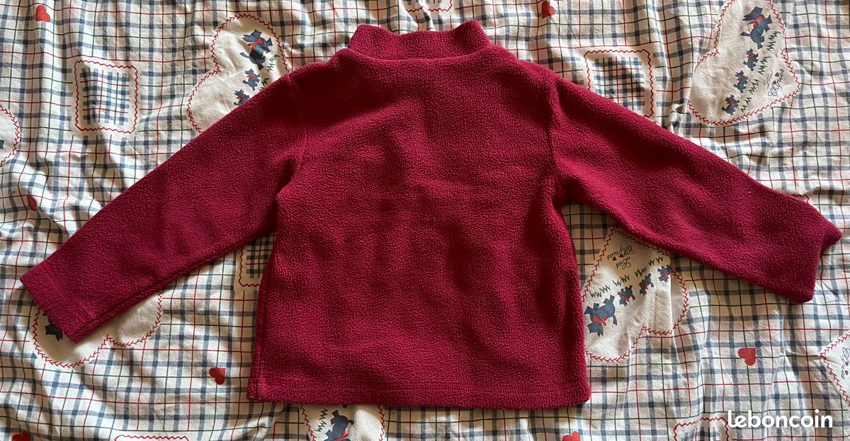 Pull type gilet zippé Tissaia taille 3 ans (image 2)