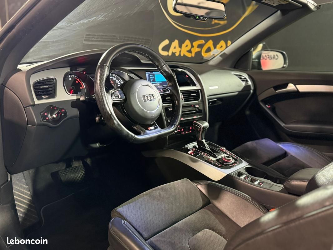Audi A5 S-line Cabriolet Quattro 3.0 TDI S-Tronic 245 ch Régulateur de vitesse, Sièges Alcantara,... (image 8)