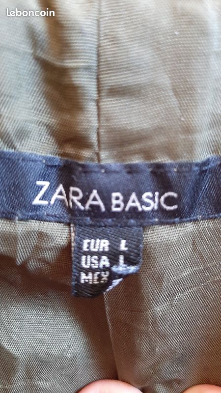 Veste femme kaki Zara (image 1)