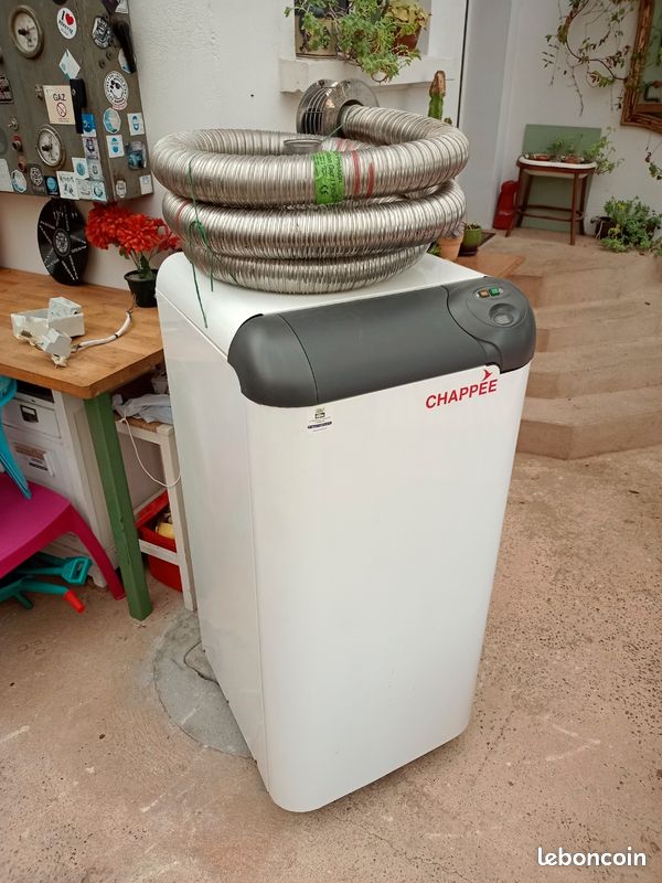 Corps De Chauffe Et Bloc Gaz Pour Chaudière Chappée Moorea - Occasion, Servi 1 Hiver, Classe A++, Fonctionnel