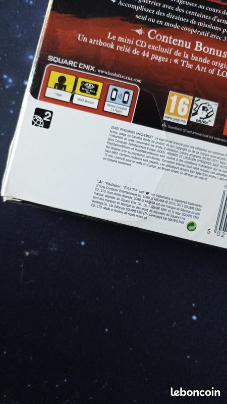 Lord Of Arcana Psp pas cher - Meilleures ofes sur le neuf et l'occasion