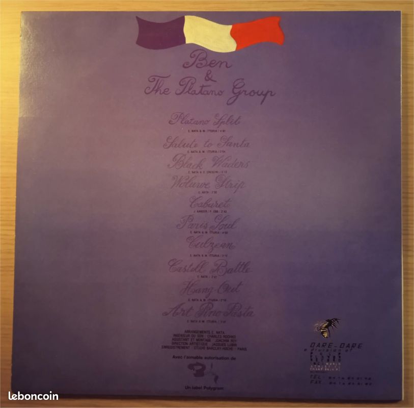 Ben & The Platano Group – Paris Soul (VINYL 33T) (image 2)