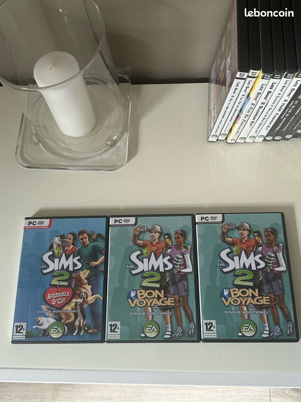 Extension Les Sims 2 Animaux & Cie Pour PC - Version Française, Avec Notice, Bon état !