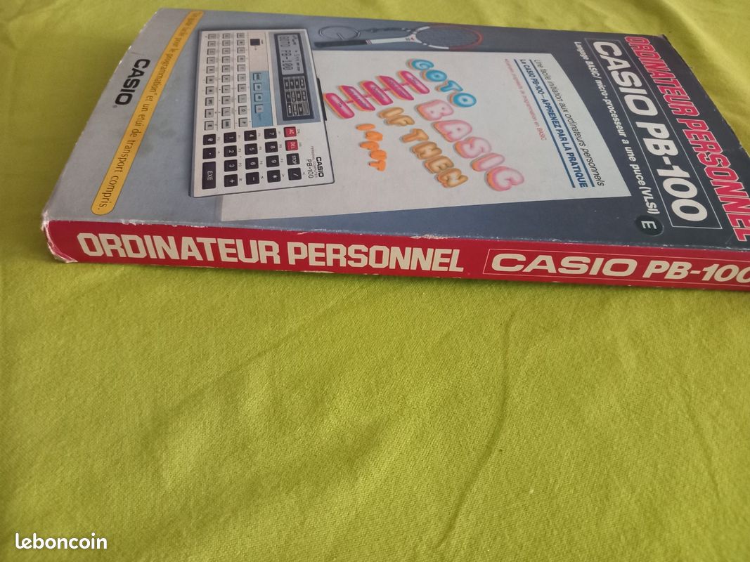 Ordinateur personnel casio PB-100 en boite (calculatrice) vintage 1984 (image 4)