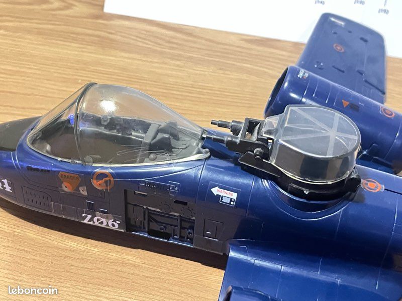 Gi Joe avion Cobra Rattler / Ferrailleur 2 - Hasbro Gijoe (image 10)